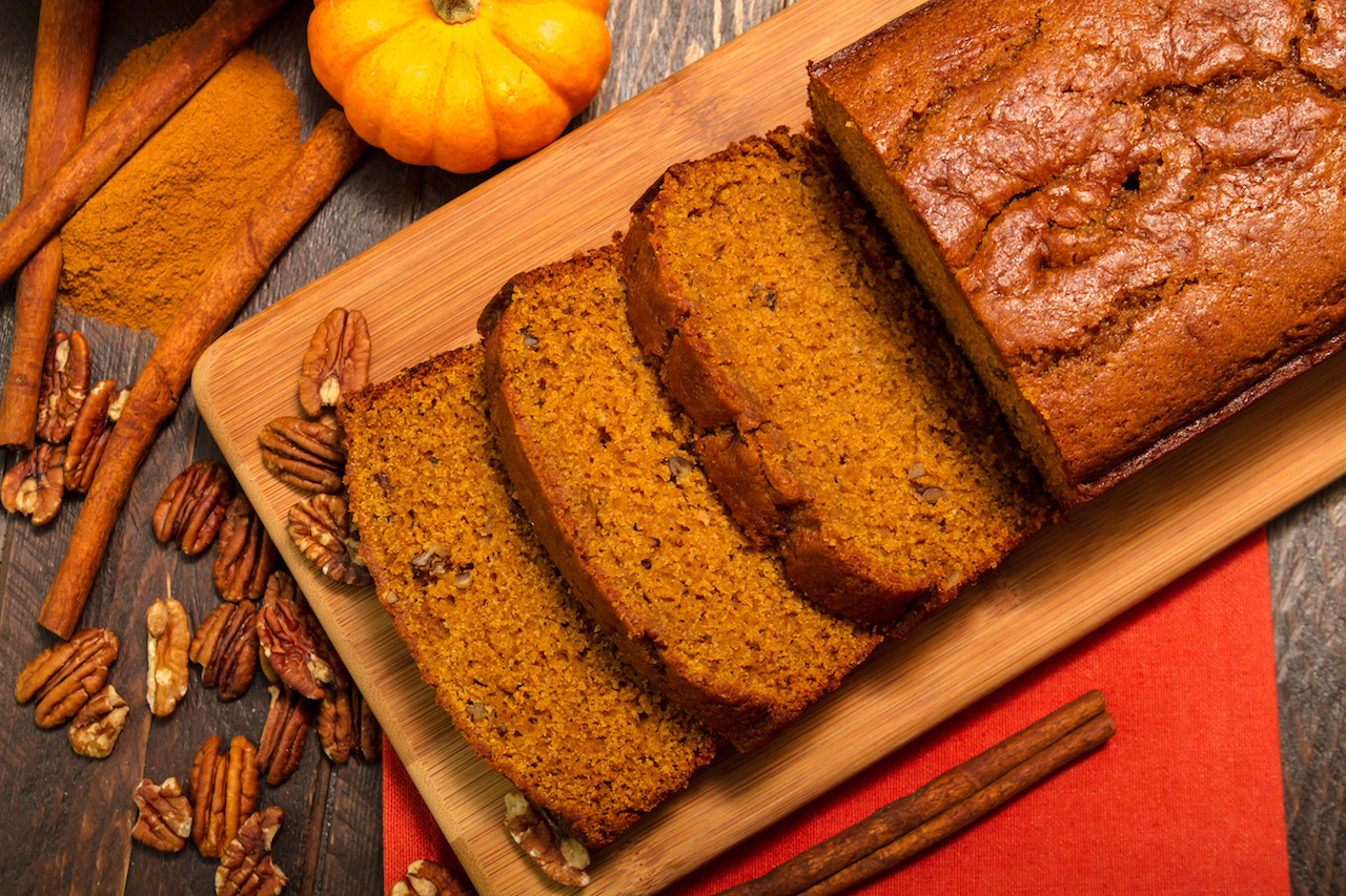 Pekannussbrot mit Kürbis