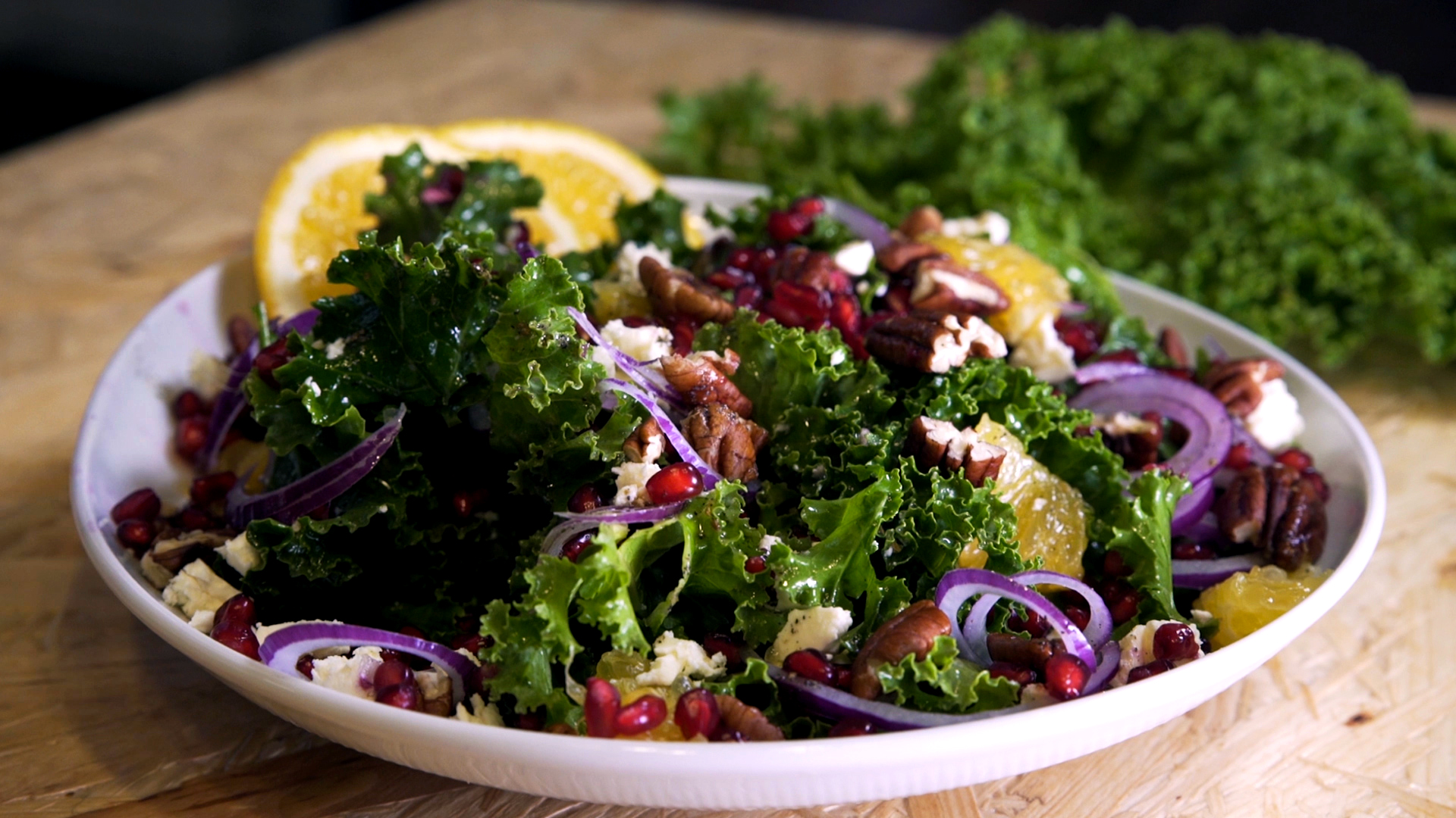 Herbstsalat mit Grünkohl