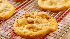 Macadamia und weissse Schokolade Cookies