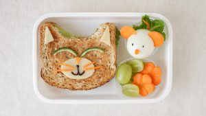 Katzentoast Pausenbrot für Kinder