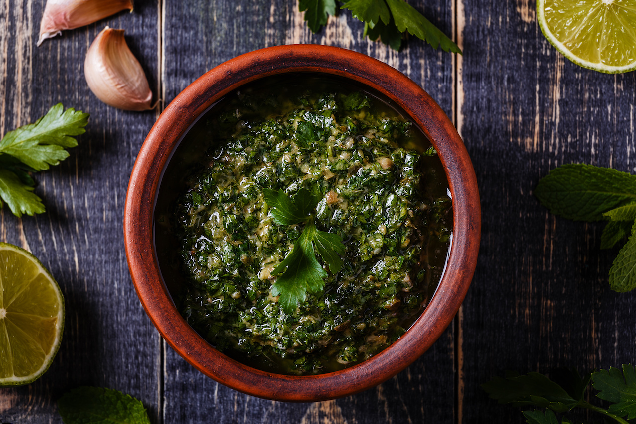 Salsa Verde: Der grüne Genuss auf Pita Brot