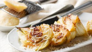 Karamellisierter Fenchel mit Parmesan – Antipasti