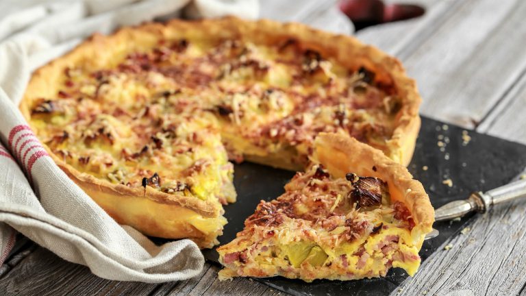 Schinken-Sauerkraut-Quiche