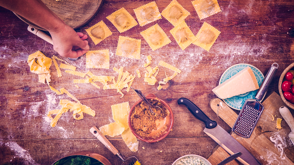 Schmorgemüse Füllung für Ravioli