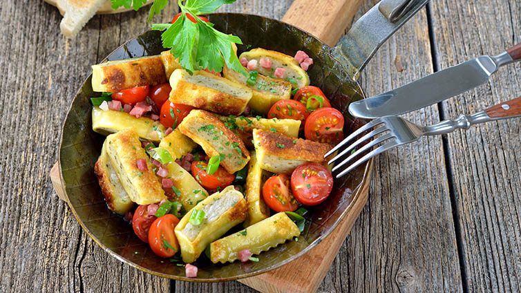 Gebratene Maultaschen