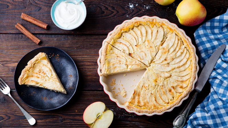 Apfelkuchen aus der Mikrowelle