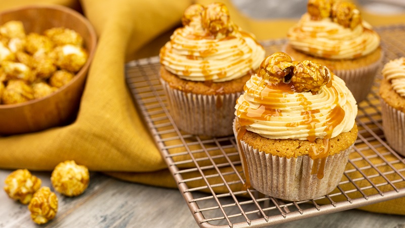 Popcorn-Cupcakes