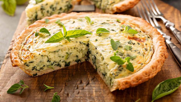 Kräuter Quiche