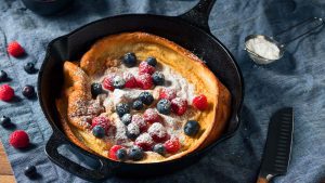 Dutch Baby in der Gusseisenpfanne