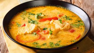 Moqueca de Peixe in Schale