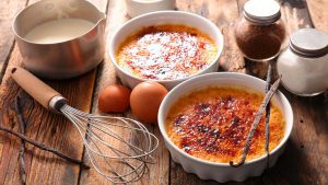 Creme Brulee mit Zutaten