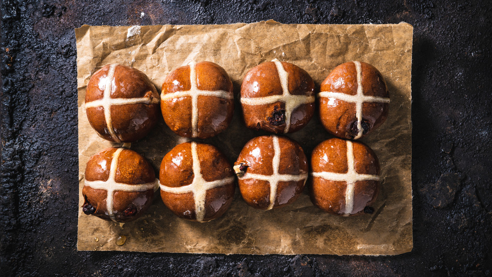 Hot Cross Buns zu Ostern