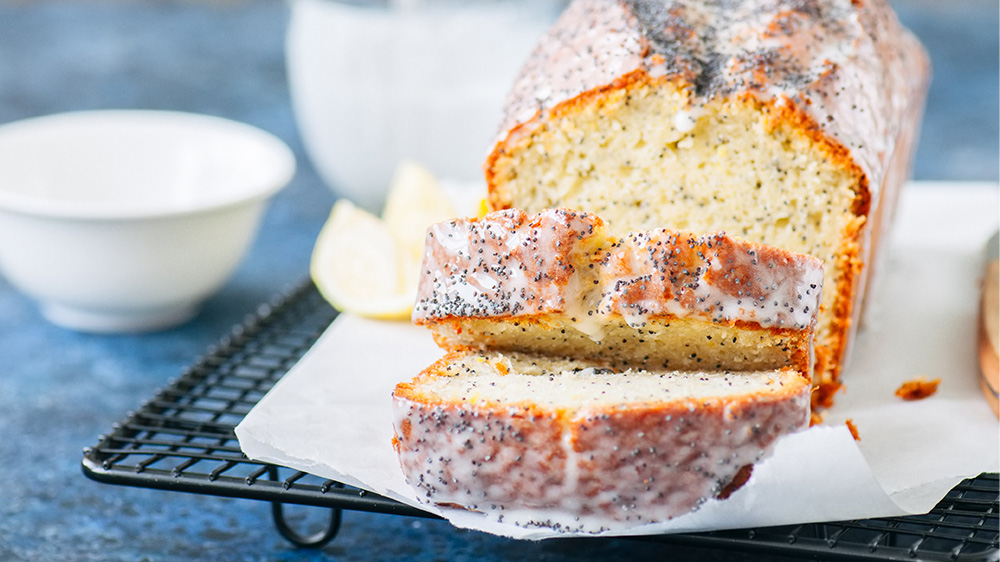 Rührkuchen mit Mohn