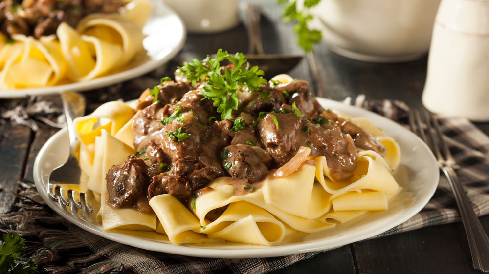 Boeuf Stroganoff