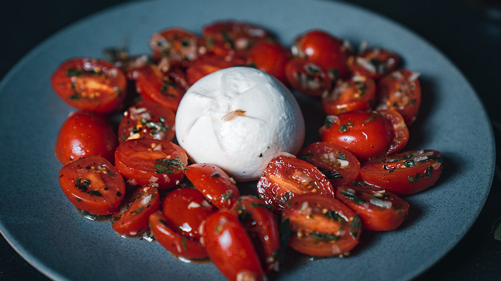 Tomaten-Burrata-Salat