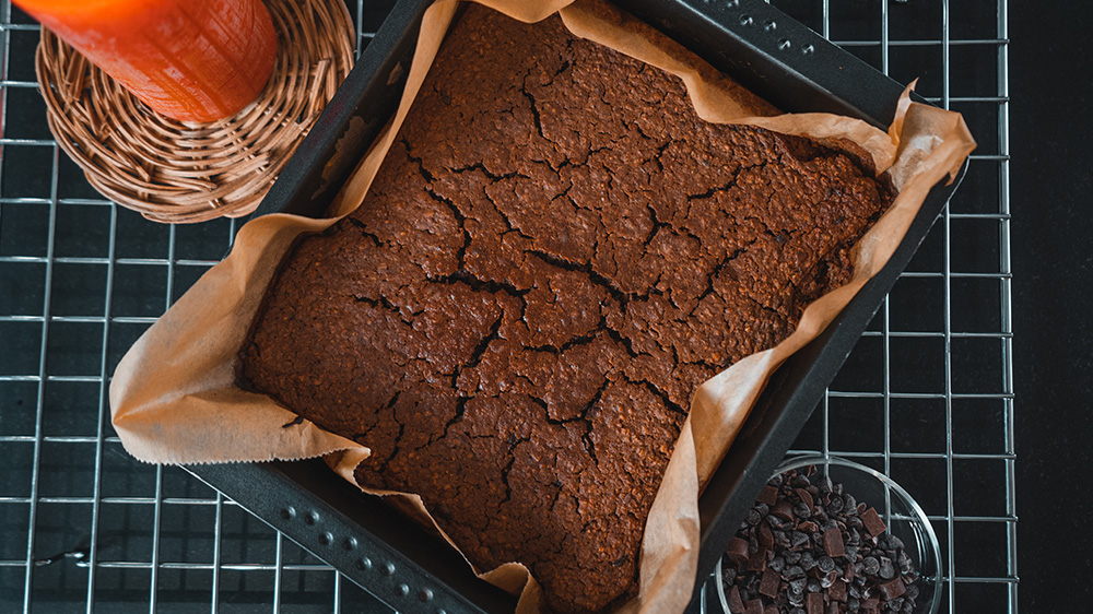 Brownies ohne Mehl mit Haferflocken